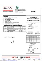 SI3434 datasheet pdf Micro Commercial Components