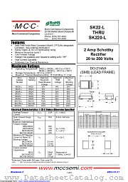 SK26-L datasheet pdf Micro Commercial Components