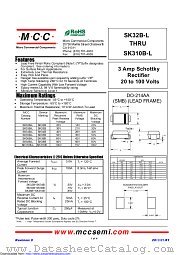 SK34B-L datasheet pdf Micro Commercial Components