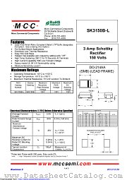 SK3150B-L datasheet pdf Micro Commercial Components