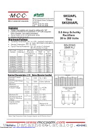 SK55AFL datasheet pdf Micro Commercial Components