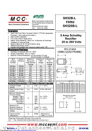 SK5150B-L datasheet pdf Micro Commercial Components