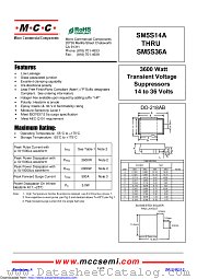 SM5S18A datasheet pdf Micro Commercial Components