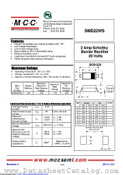 SMD22WS datasheet pdf Micro Commercial Components