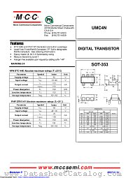 UMC4N datasheet pdf Micro Commercial Components