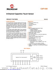 CAP1208 datasheet pdf Microchip