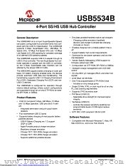 USB5534B datasheet pdf Microchip