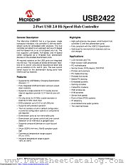 USB2422 datasheet pdf Microchip
