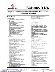 SCH5027D-NW datasheet pdf Microchip