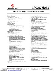 LPC47N267-MV datasheet pdf Microchip
