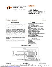 EMC1001-1-AFZQ-TR datasheet pdf Microchip