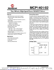MCP1401 datasheet pdf Microchip