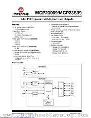 MCP23S09T-E/SO datasheet pdf Microchip
