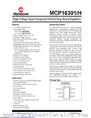 MCP16301H datasheet pdf Microchip