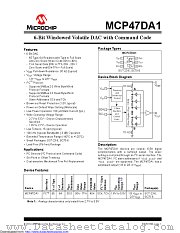 MCP47DA1T-A1E/OT datasheet pdf Microchip