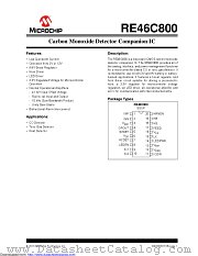 RE46C800 datasheet pdf Microchip