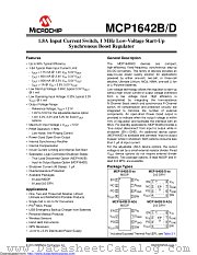MCP1642D-33I/MS datasheet pdf Microchip