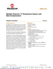EMC1412 datasheet pdf Microchip