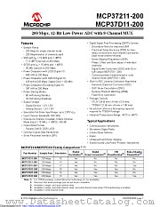 MCP37211T-200I/TL datasheet pdf Microchip