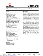 MTD6508T-E/NA datasheet pdf Microchip