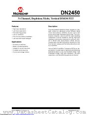 DN2450N8-G datasheet pdf Microchip