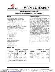 MCP14A0155 datasheet pdf Microchip