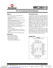 MIC28513-2YFL-TR datasheet pdf Microchip