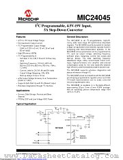 MIC24045-KDYFL-TR datasheet pdf Microchip