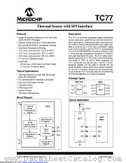 TC77-5.0MCTTR-VAO datasheet pdf Microchip