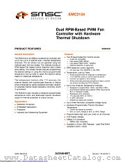 EMC2104 datasheet pdf Microchip