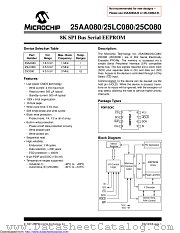 25LC080A-I/MS datasheet pdf Microchip