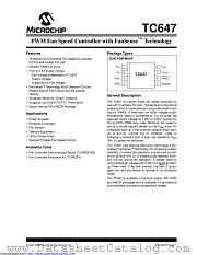 TC647BEOATR datasheet pdf Microchip