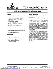 TC7107AIPT713 datasheet pdf Microchip