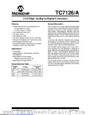 TC7126ACKW713 datasheet pdf Microchip