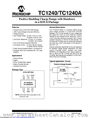 TC1240AECHTR datasheet pdf Microchip