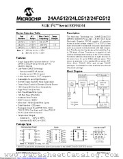 24FC512T-I/ST datasheet pdf Microchip
