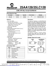 25AA128T-I/SM datasheet pdf Microchip