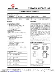 25AA010A-I/SN datasheet pdf Microchip