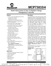 MCP73833-AMI/MF datasheet pdf Microchip
