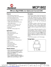 MCP1802 datasheet pdf Microchip