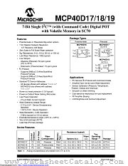 MCP40D18T-103AE/LT datasheet pdf Microchip
