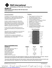 RE46C121E16F datasheet pdf Microchip