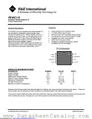 RE46C112E8F datasheet pdf Microchip