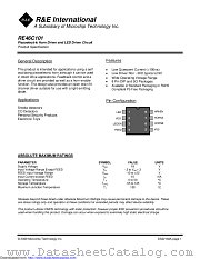 RE46C101 datasheet pdf Microchip