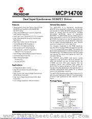 MCP14700-E/MF datasheet pdf Microchip