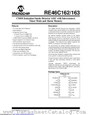 RE46C162 datasheet pdf Microchip