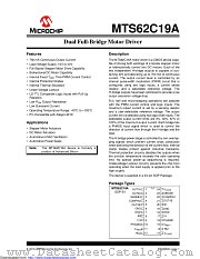 MTS62C19A-HS105 datasheet pdf Microchip
