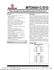 MTD6501D-HC1 datasheet pdf Microchip