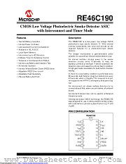 RE46C190S16F datasheet pdf Microchip