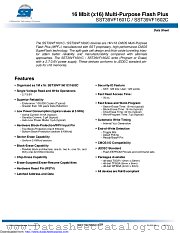 SST39VF1601C datasheet pdf Microchip